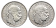 Węgry, 2x 1 korona 1893
