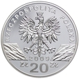 Polska, 20 złotych 2009, Jaszczurka Zielona