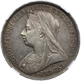 Wielka Brytania, 1 korona 1894, NGC XF45