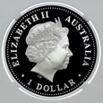 Australia, 1 dolar 2006, Lunar I, Rok Psa, NGC PF69