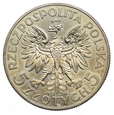Polska, II RP 5 złotych 1934 Głowa Kobiety