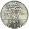 Francja,  100 franków 1986