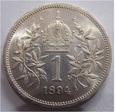 1 KORONA 1894 AUSTRIA Franciszek Józef I **K12**