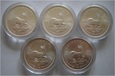 1 KRUGERRAND 2022 RPA AG 999/1000 *ZESTAW 5 SZTUK *