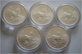 1 KRUGERRAND 2022 RPA AG 999/1000 *ZESTAW 5 SZTUK *
