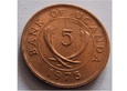 5 CENTÓW 1975 UGANDA