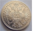 20 KRAJCARÓW 1868 Cesarstwo Austrii **KO4**