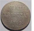 6 KRAJCARÓW 1849 Królestwo Węgier 1806 - 1856 D29