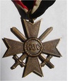 III RZESZA NIEMIECKA -  Krzyż Zasługi Wojennej z Mieczami 1939