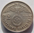 2 MARKI 1939 Niemcy HINDENBURG „D” MONACHIUM *K63*