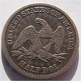 1/2 $ 1853 USA SIEDZĄCA WOLNOŚĆ - „FILADELFIA ” *D02*