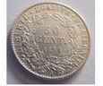 50 CENTYMÓW 1894 FRANCJA Trzecia Republika **D01**