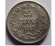 25 PENNIA 1917 FINLANDIA Car Mikołaj II *G32*