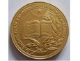 Medal Szkolny - URSR Ukraina 1960 Pozłacany tombak