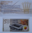 Banknot PWPW - 50-lecie KS Korona Kielce 1500 SZT.