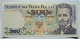 200 ZŁOTYCH 1988 PRL JAROSŁAW DĄBROWSKI SERIA EH