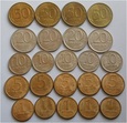 1,5,10,20,50 RUBLI  ZESTAW  (1992 - 1993) **24 SZTUK**