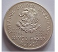 5 PESO 1953 Meksykańskie Stany Zjednoczone