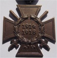 Krzyż Zasługi za Wojnę 1914-1918 z mieczami Niemcy ze wstążką