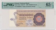 200 000 złotych 1989 r. PMG 65 EPQ