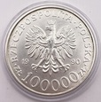 100000 zł Solidarność A 1980-1990 1990 r.