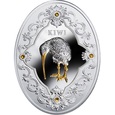 Faberge 2 dollars 2014 r. Jajo Kiwi 78 gram Ag999