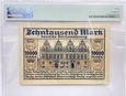 10000 marek 1923 r. WMG PMG15 Wolne Miasto Gdańsk