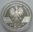 20 zł Borsuk 2011 r.