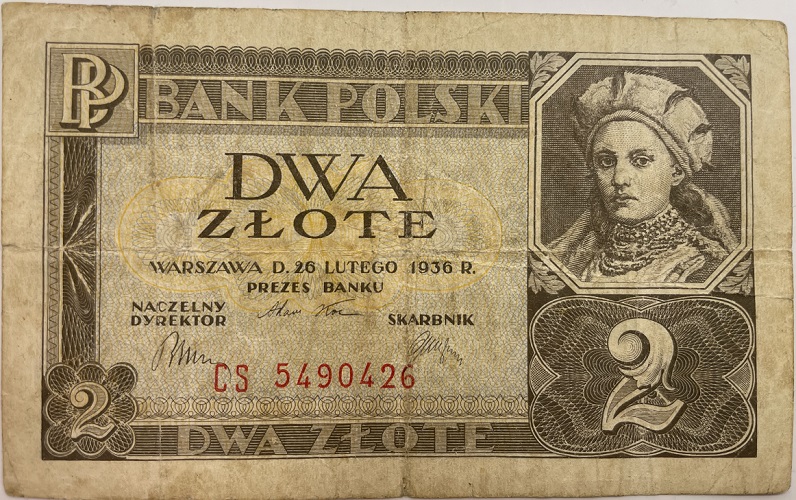 2 złote 1936 r. Dobrawa