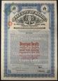 Akcja Tobacco Monopoly 50 funtów 1927 Danzig WMG