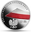10 zł 100-lecie Polskiej Flagi Państwowej 2019 r.