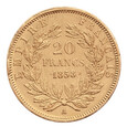 Francja, 20 Franków 1858 r.