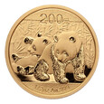Chiny, 200 Yuanów 2010 r. 1/2 OZ Au 999