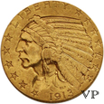 USA, 5 Dolara 1913 r. Indian Head  