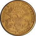 USA, 20$ 1889r. 