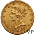 USA, 10 Dolarów 1882 r. 