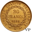 Francja , 20 Franków 1886 r.