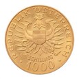 Austria, 1000 Szylingów 1976 r.