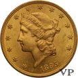 USA, 20 Dolarów Liberty 1895 r. 