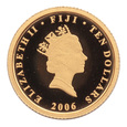 Fiji, 10 $ Jan Paweł II 2006 r.