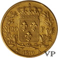 Francja, 20 Franków Louis XVIII 1819 r. 