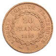 Francja, 20 Franków 1898 r.