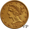USA , 5 Dolarów 1887 r. San Francisco 