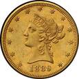 USA, 10 Dolarów 1889 r. 
