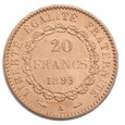 Francja, 20 Franków 1895 r.