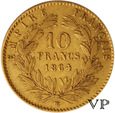 Francja, 10 Franków 1864 r. 