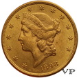 USA, 20 Dolarów Liberty 1898 r. 