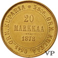 Finlandia , 20 Markkaa 1878 r. RZADSZA ! 