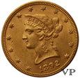 USA, 10 Dolarów 1892 r. 