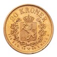 Norwegia, 20 Koron 1886 r.